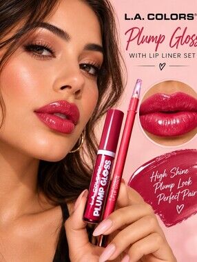 L.A. Colors Plump Gloss with Lip Liner